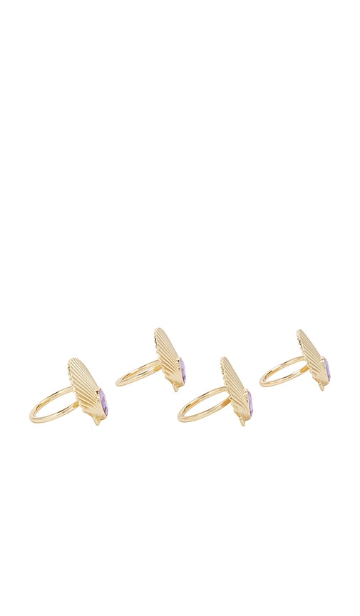 Frasier Sterling Shell Beach Napkin & Ring Set | Thumbnail 3
