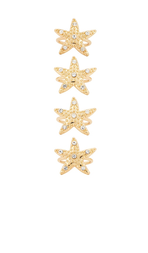 Frasier Sterling Starfish Napkin & Ring Set