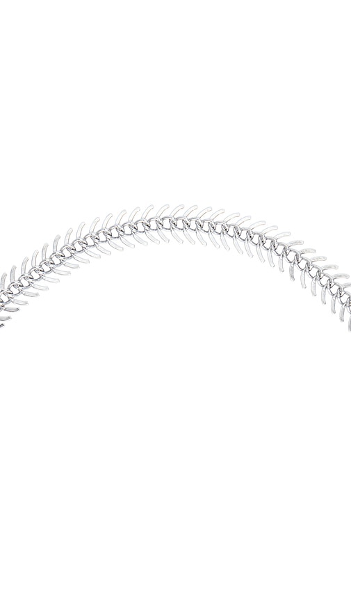  Frasier Sterling Halskette For Love & Lemons Off The Hook In Metallic Silver. 