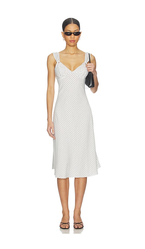 Aurora Satin Midi Dress