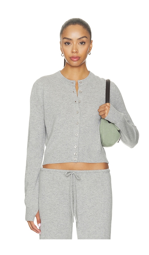Jude Cashmere Cardigan by Frankies Bikinis in Fog