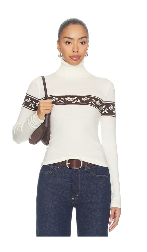 Tucker Cloud Knit Turtleneck Sweater by Frankies Bikinis in Timber