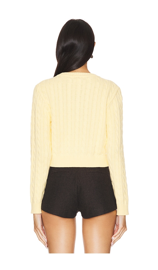  Frankies Bikinis Cardigan Mit Knopfleiste Vorne In Lemon. Größe S. Also In Xs, Xxs. 