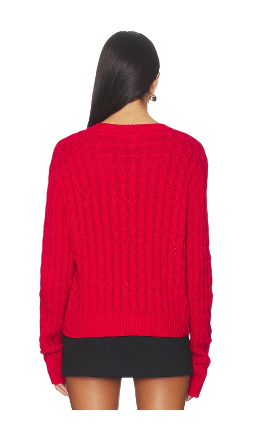  Frankies Bikinis Strick Prince Cable Knit In Red. Größe S. Also In Xs, M. 