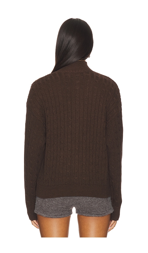  Frankies Bikinis Strick Bea Cable Knit In Brown. Größe S. Also In Xs, M. 