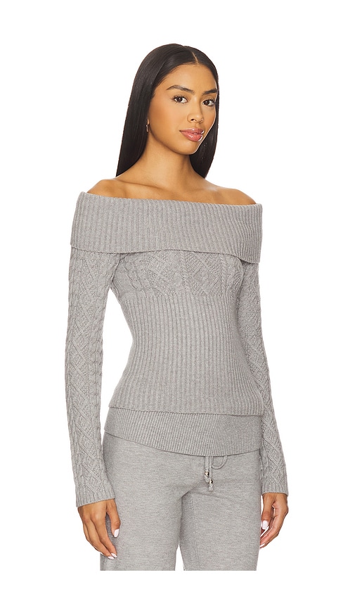 Frankies Bikinis Jazz Cable Knit Æ¯›è¡£ Â€“ Cloud Cover. Å°ºç � Xxs (also Â€“ L, M, S, Xs). In Gray