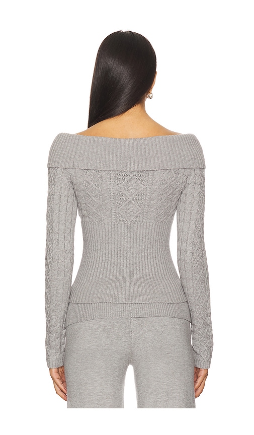 Frankies Bikinis Strick Jazz Cable Knit In Grey. Größe S. Also In Xs, M, L. 