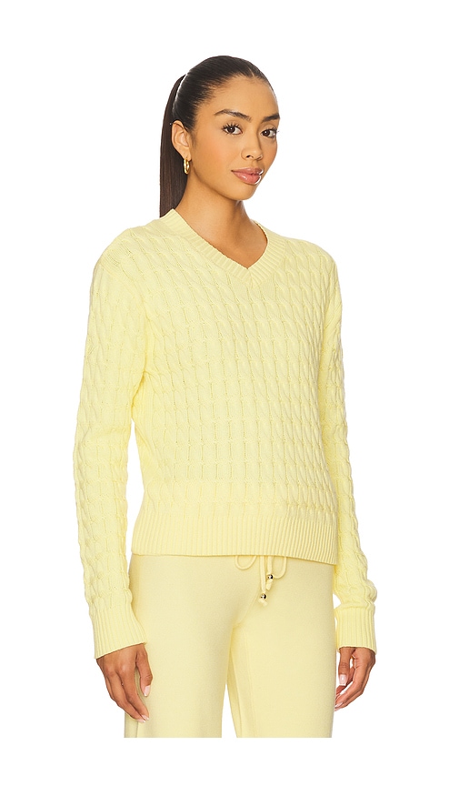 Frankies Bikinis Prince Cable Knit Ư›è¡£ €“ Vanilla Sugar. Űºç � Xxs (also €“ L, M, S, Xs). In Yellow