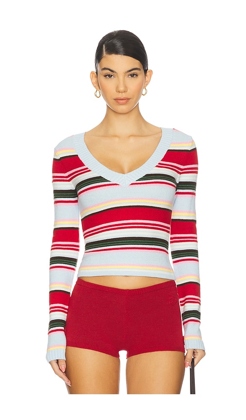 Frankies Bikinis Kit Cloud Knit Sweater In Multi