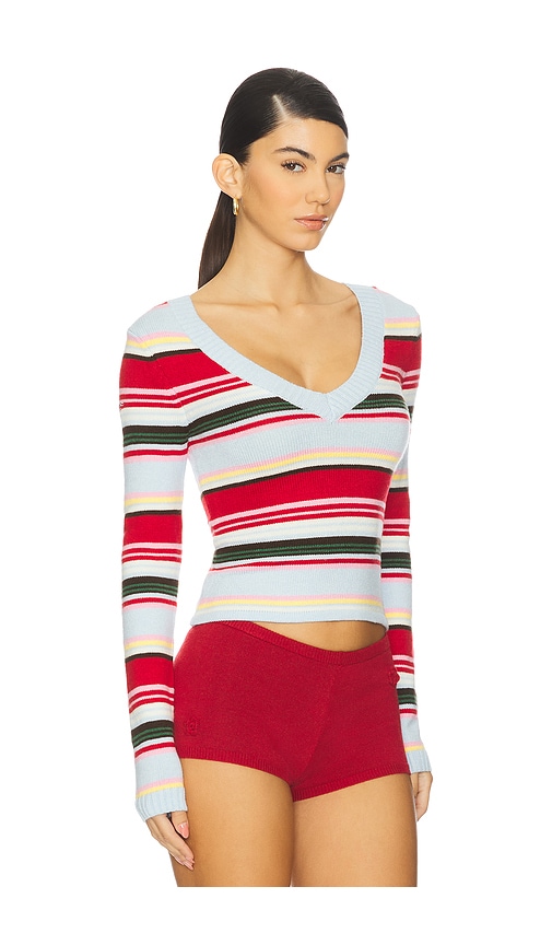 Frankies Bikinis Kit Cloud Knit Sweater In Multi