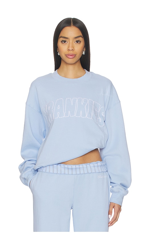 Travel Day Cotton Crewneck Pullover