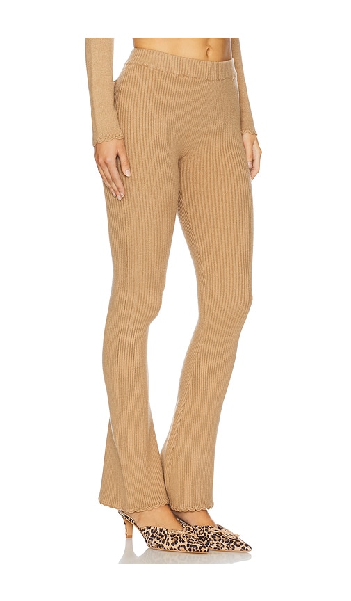 FRANKIES BIKINIS X BELLA HADID TEXAS RIBBED KNIT PANT 