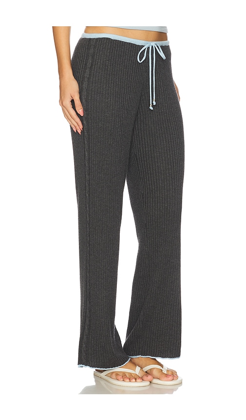 Frankies Bikinis Lochlin Knit Pant In Gray