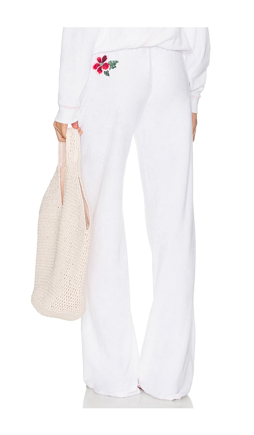 Frankies Bikinis PANTALON MOLLETON ROBERTSON  en White. Taille S. Also en .