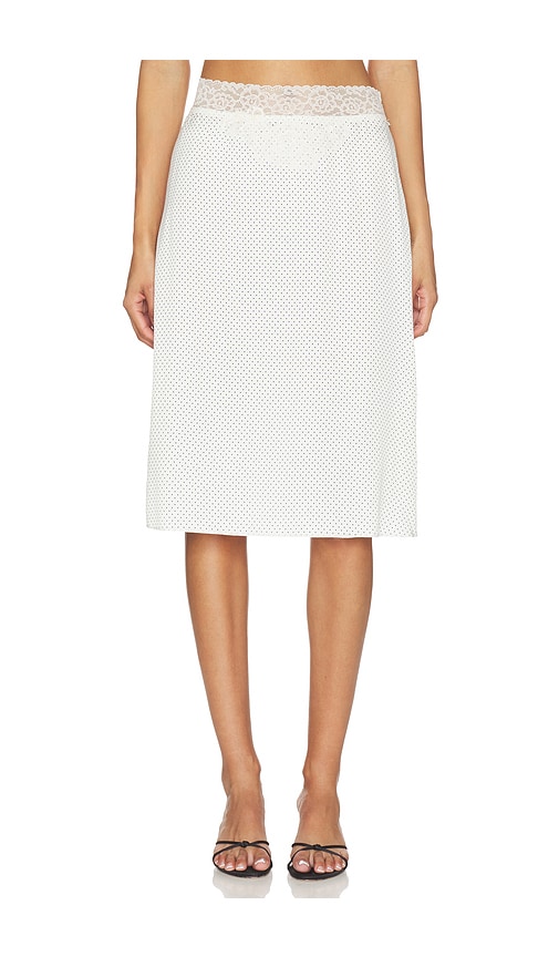 Laura Silk Midi Skirt