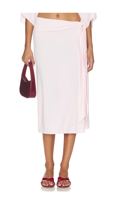 X Devon Lee Carlson Lola Jersey Midi Skirt