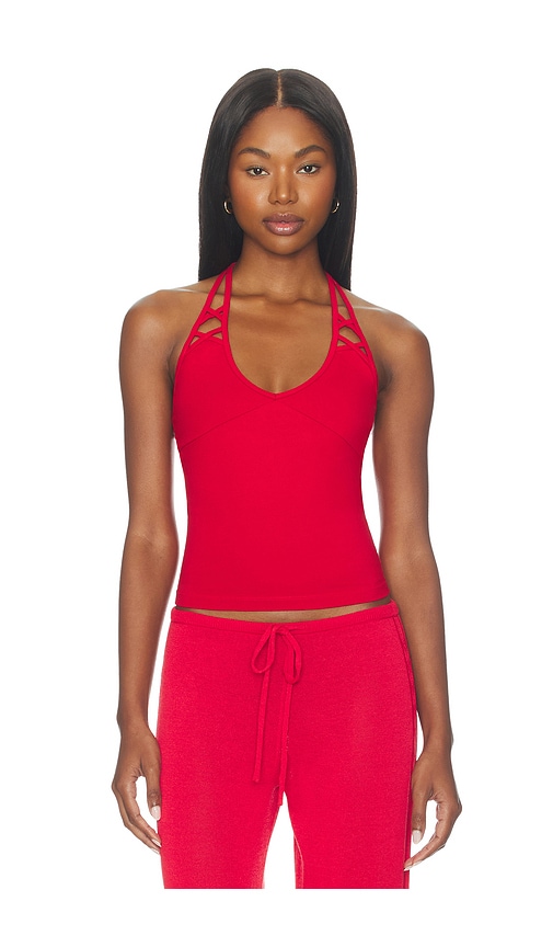 X JENNIE Nora Cotton Jersey Halter Top