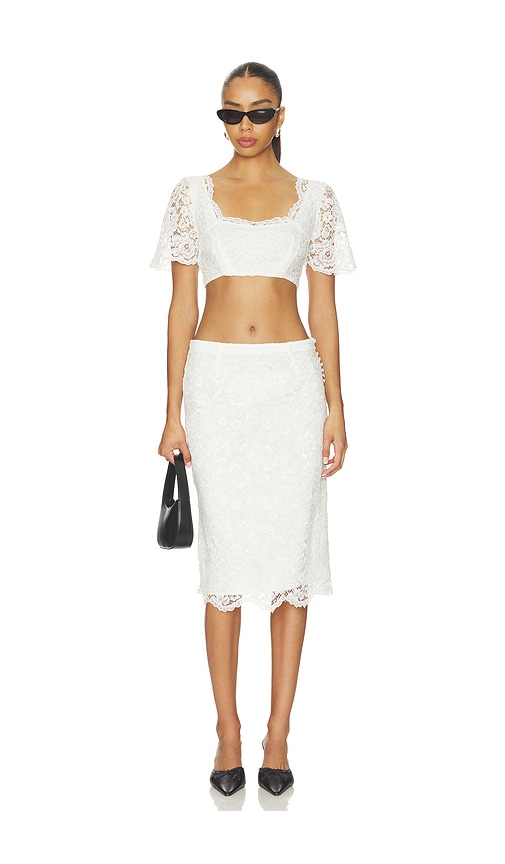 Frankies Bikinis X Paige Lorenze Honeymoon Lace Blouse | Thumbnail 4 Frankies Bikinis X Paige Lorenze Honeymoon Lace Blouse | Thumbnail 4