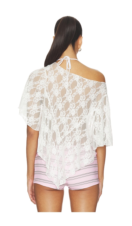 Frankies Bikinis X Paige Lorenze Romantic Lace Blouse | Thumbnail 3
