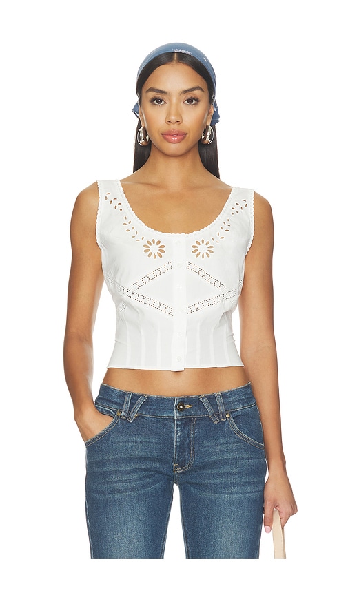 X Devon Lee Carlson Ever Cotton Blouse