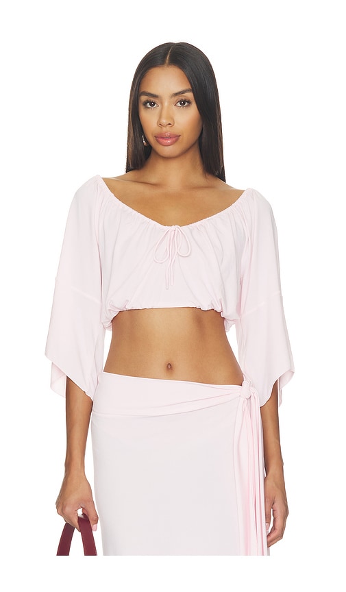 X Devon Lee Carlson Lola Jersey Blouse