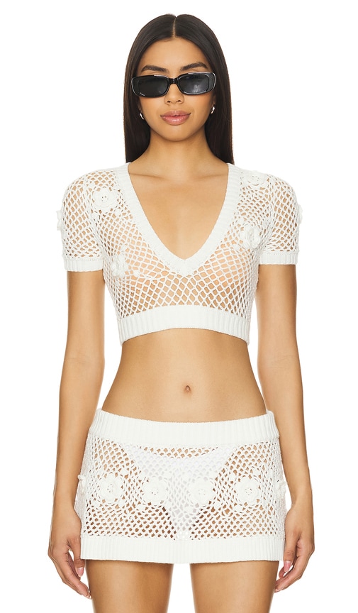 Adaline Crochet Top