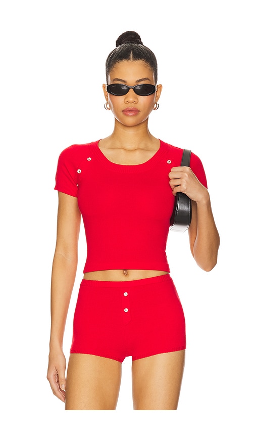 Callum Cloud Knit Shirt in . Size M, S, XL, XS, XXS - Frankies Bikinis - Modalova