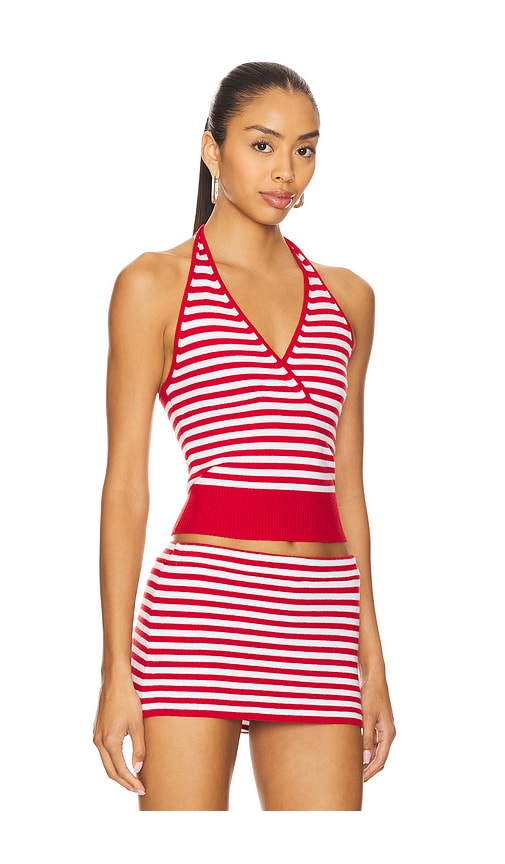 Frankies Bikinis Dylan Cloud Knit Halter Top