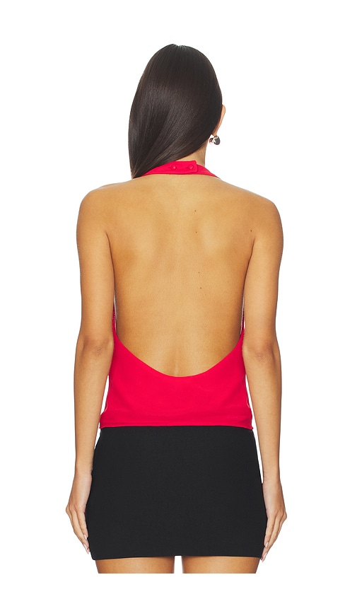  Frankies Bikinis Neckholder-top Serenity In Red. Größe L. Also In Xl. 
