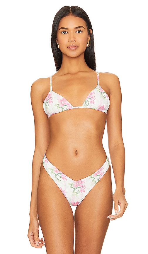 Covered In Sunshine Watercolor Floral Mid Rise Bikini Bottoms FINAL SA –  Pink Lily