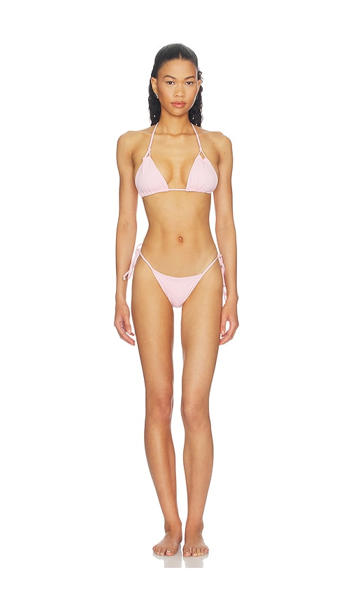 Frankies Bikinis X Paige Lorenze Ari Ribbed Bikini Top | Thumbnail 4