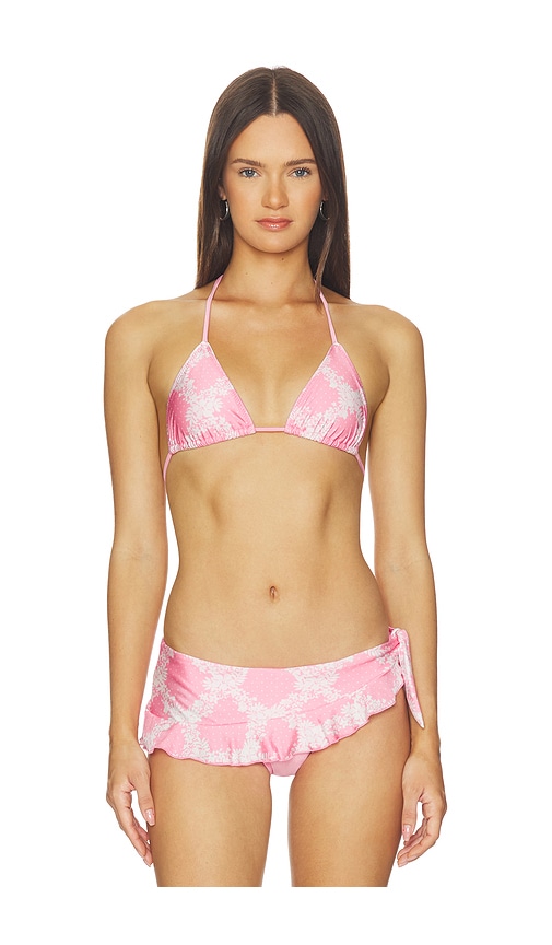 Nick Satin Bikini Top