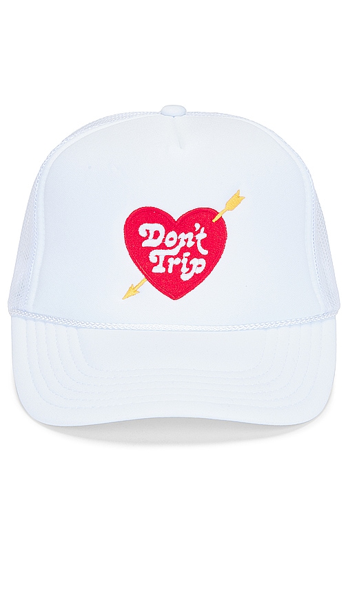 Shop Free And Easy Heart & Arrow Trucker Hat In 白色