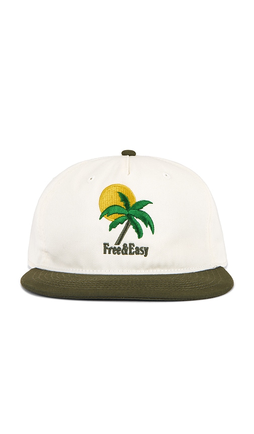 Free And Easy Costa Sol Two Tone 5 Panel Snapback Hat
