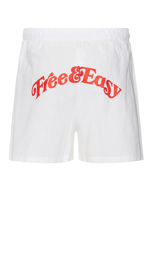 Shop Free And Easy Heart & Arrow Classic Boxer Shorts In 椰子色