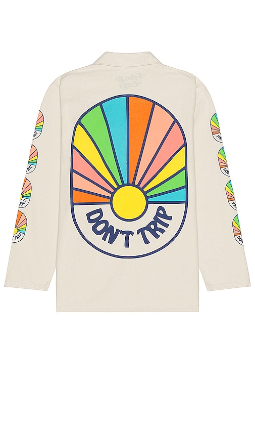 Free And Easy Spectrum Shop Jacket In Cream