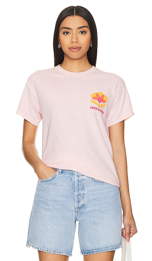 Free And Easy In Bloom Tee In 热带桃红