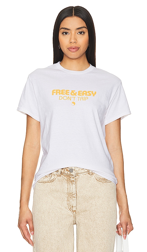 Shop Free And Easy Golden Light Tee In 椰子色