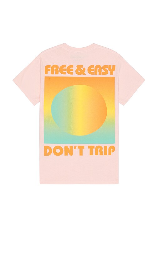 Shop Free And Easy Gradient Sun Tee In 热带桃红