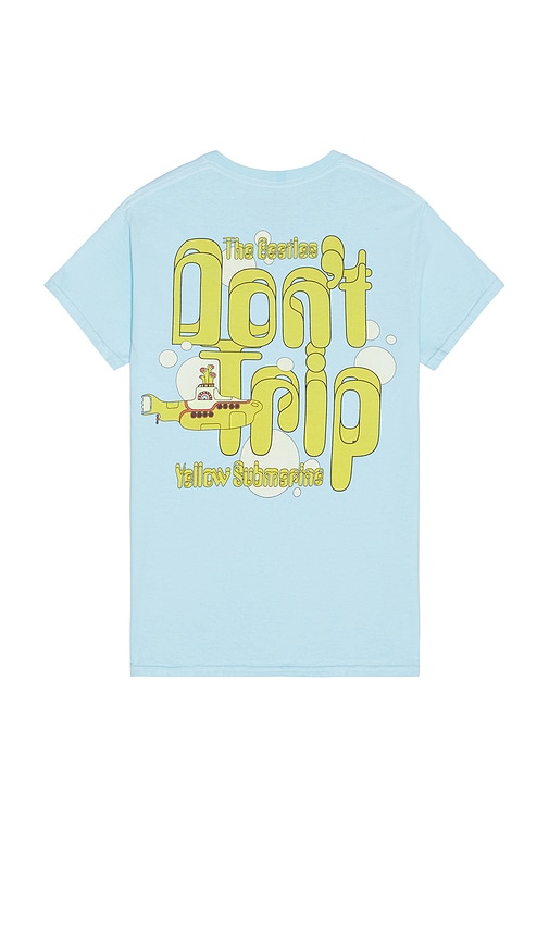 Free And Easy X The Beatles Yellow Submarine Bubbles Tee In Blue