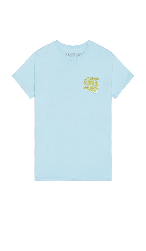 Free And Easy X The Beatles Yellow Submarine Bubbles Tee In Blue
