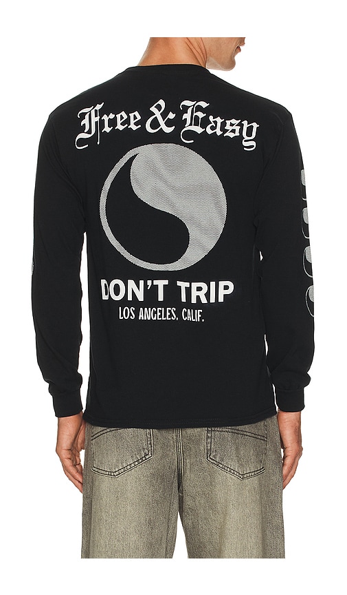 Free & Easy On Hood Long Sleeve Tee