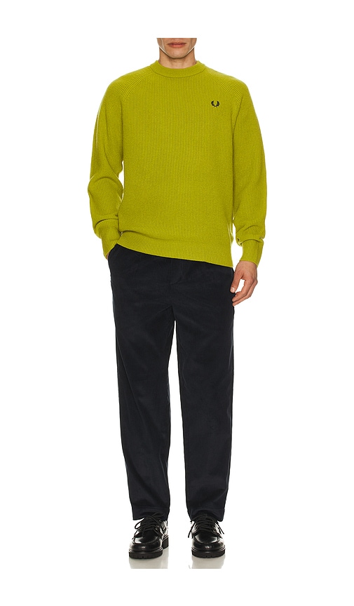  Fred Perry Jumper Raglan In Sage. Größe S. Also In M, Xl/1x. 