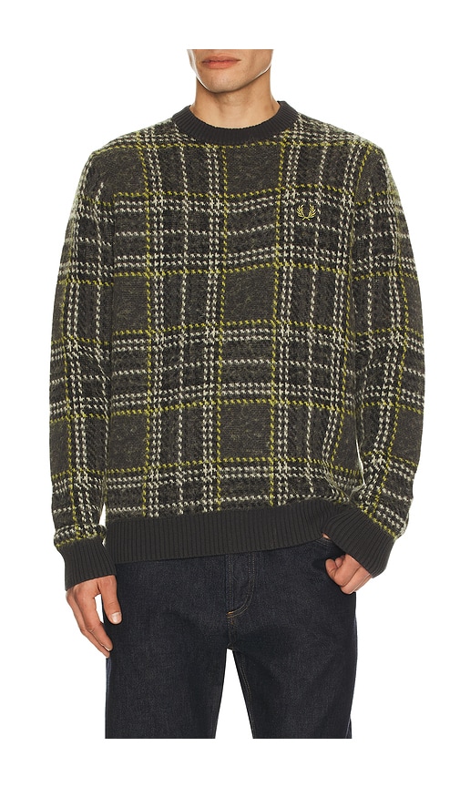Fred Perry Brushed Tartan Jumper