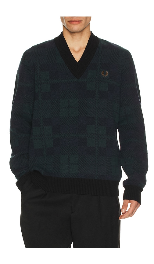 Fred Perry Black Watch Tartan Jumper