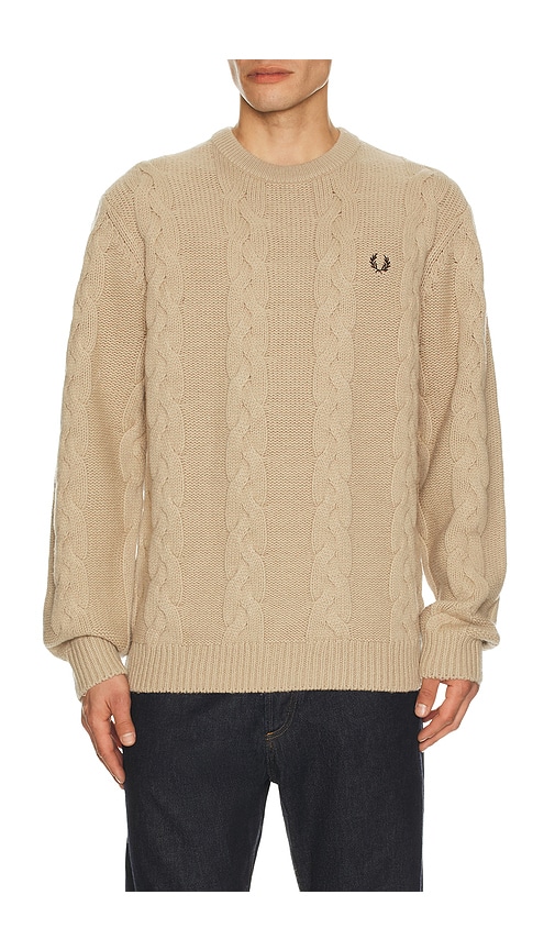 Fred Perry Chunky Cable Knit Jumper