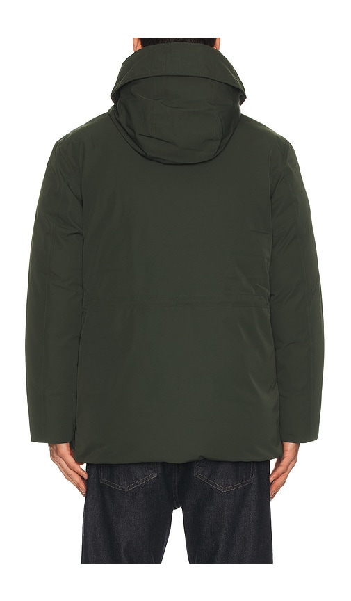 Fred Perry Patch Pocket Puffer Jacket In Green