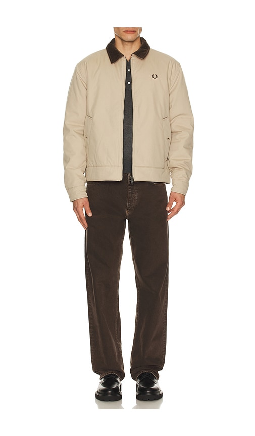  Fred Perry Jacke Caban In Cream. Größe S. Also In M. 