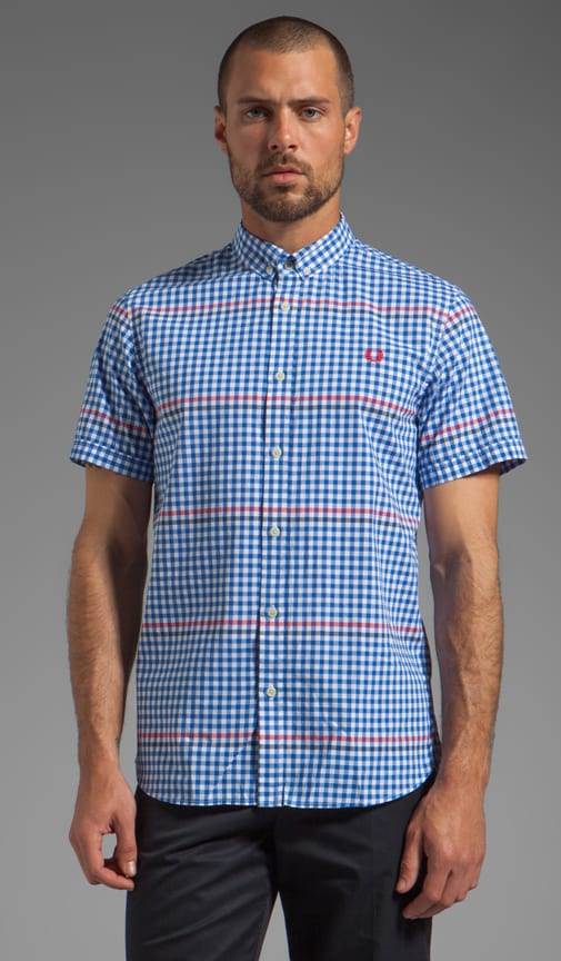 Tipped Gingham Shirt