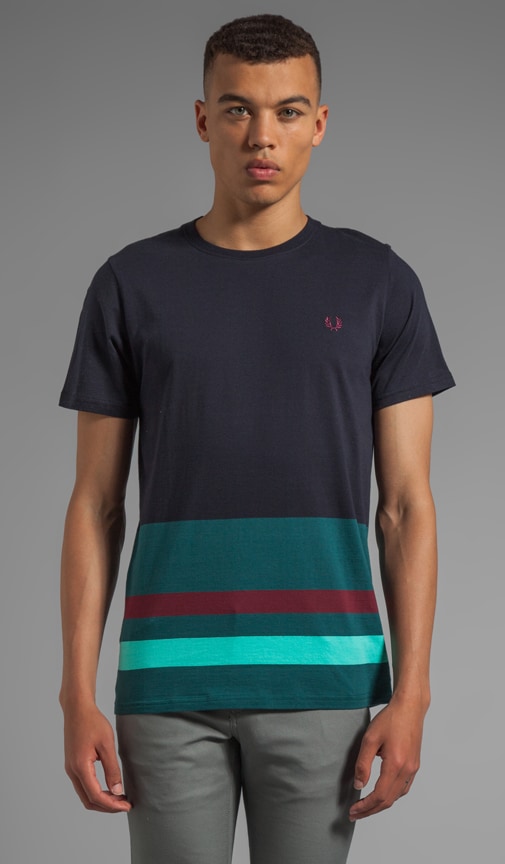 Engineered Hem Stripe Shirt